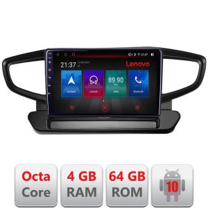 Navigáció Hyundai Ioniq 2016-2020 Android rádió gps internet Octa Core 4+64 LTE KIT-ioniq+EDT-E509-PRO