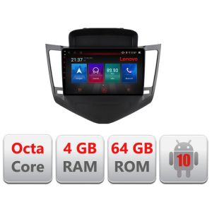 Navigáció Chevrolet Cruze 2009- E-045 Octa Core Android Rádió Bluetooth Internet GPS WIFI DSP 4+64GB 4G