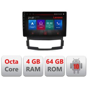 Navigatie Ssangyong Korando 2011- E-159 Octa Core cu Android Radio Bluetooth Internet GPS WIFI DSP 4+64GB 4G RESIGILAT