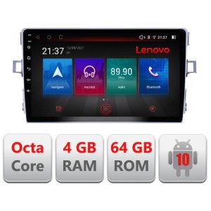 Navigatie Toyota Verso 2011-2016 E-133 Octa Core cu Android Radio Bluetooth Internet GPS WIFI DSP 4+64GB 4G RESIGILAT