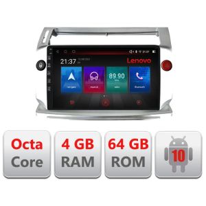 Navigatie Citroen C4 E-088 Octa Core cu Android Radio Bluetooth Internet GPS WIFI DSP 4+64GB 4G RESIGILAT