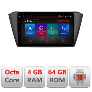 Navigatie Skoda Fabia 2015- E-541 Octa Core cu Android Radio Bluetooth Internet GPS WIFI DSP 4+64GB 4G RESIGILAT