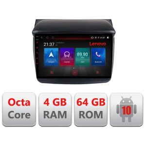 Mitsubishi L200/Pajero 2006-2013 E-094 Octa Core navigáció Android rádióval, Bluetooth internettel, GPS-szel, WIFI, DSP, 4+64GB, 4G