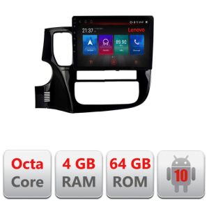 Navigáció Mitsubishi Outlander 2014- E-1230 Octa Core Android Rádió Bluetooth Internet GPS WIFI DSP 4+64GB 4G