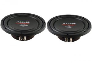 Subwoofer pasiv cu incinta 14L Audio System SUBFRAME R10 FLAT-2 EVO2, 600 watts, 2 ohm, 2 x 250 mm, 2 x 10