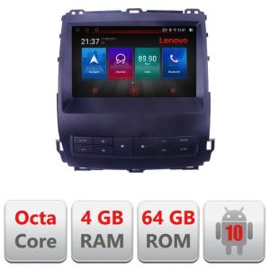 Toyota Prado J120 2002-2009 E-j120 Octa Core Android Rádióval, Bluetooth Internettel, GPS-szel, WIFI DSP-vel, 4+64GB 4G v1 rendszerrel