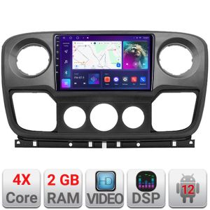 Navigatie Opel Movano, Renault Master 2010-2021 Android radio gps internet 2+32GB 4-Core Kit-movano+EDT-E210v2 v1