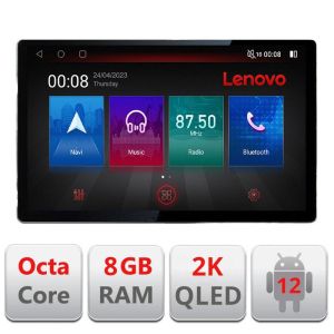 Navigatie Dacia Duster dupa 2019 N-199 ecran 13" 2K 8+128 Android Waze USB Navigatie 4G 360 Toslink Youtube Rad v1