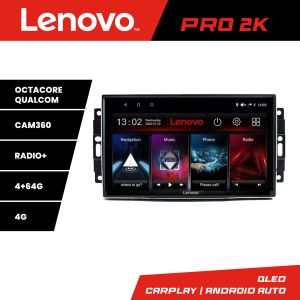 Navigatie Chrysler Jeep Lenovo Kit-202 8 core QLED 2K 4+64 360 Android Waze USB Navigatie Internet Youtube Radio v1