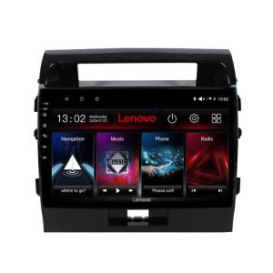 Navigatie Toyota LandCruiser 2008-2015 Lenovo Kit-381 8 core QLED 2K 4+64 360 Android Waze USB Navigatie Internet Youtube Radio