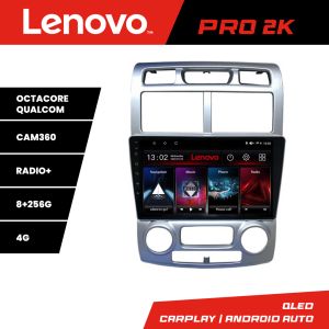 Navigatie Kia Sportage 2005-2007 Lenovo Kit-0023 8 core QLED 2K 8+256 360 Android Waze USB Navigatie Internet Youtube Radio