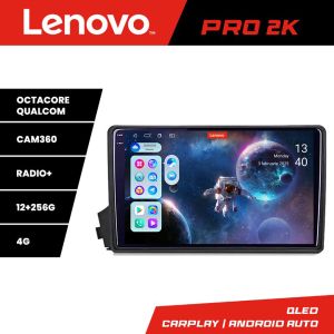 Navigatie Ssangyong Kyron Actyon Lenovo Kit-158 8 core QLED 2K 12+256 360 Android Waze USB Navigatie Internet Youtube Radio