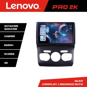 Navigatie Citroen C4 2011-2016  Lenovo Kit-241 8 core QLED 2K 12+256 360 Android Waze USB Navigatie Internet Youtube Radio