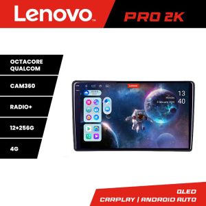 Navigatie Peugeot 307 Lenovo Kit-307 8 core QLED 2K 12+256 360 Android Waze USB Navigatie Internet Youtube Radio