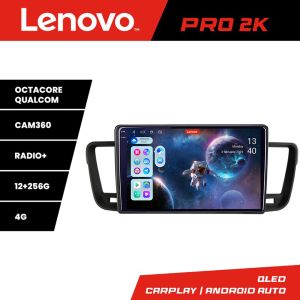 Navigatie Peugeot 508 Lenovo Kit-5637 8 core QLED 2K 12+256 360 Android Waze USB Navigatie Internet Youtube Radio