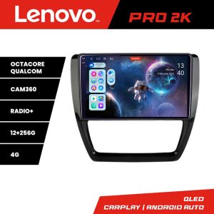 Navigatie VW Jetta 2011-2018 Lenovo Kit-JETTLenovo Kit-15 8 core QLED 2K 12+256 360 Android Waze USB Navigatie Internet Youtube Radio