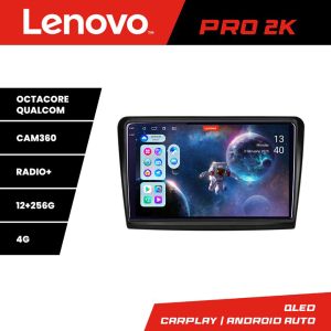Navigatie Skoda Superb 2 Lenovo Kit-SUPERB2 8 core QLED 2K 12+256 360 Android Waze USB Navigatie Internet Youtube Radio