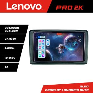 Navigatie VW PQB Lenovo Kit-VW 8 core QLED 2K 12+256 360 Android Waze USB Navigatie Internet Youtube Radio