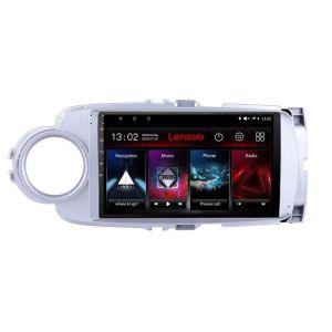 Navigatie Toyota Yaris 2010-2018 Lenovo Kit-YARIS10 8 core QLED 2K 8+256 360 Android Waze USB Navigatie Internet Youtube Radio Lenovo
