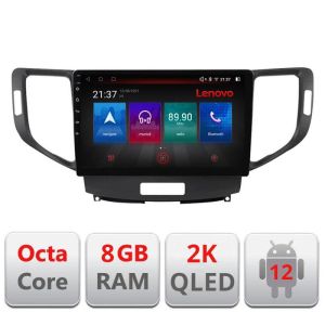 Navigatie Honda Accord 2008-2012 M-8951 Octa Core Android Radio Bluetooth GPS WIFI/4G DSP 2K 8+128GB 360 Toslin