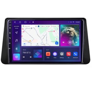 Navigatie Nissan Micra intre anii 2014-2019 Android Ecran QLED octa core 4+64 carplay android auto KIT-micra+EDT-E309V3