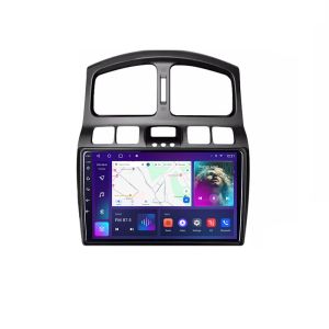 Navigatie HHyundai Santa Fe 2000-2006 Android Octa Core Ecran 2K QLED GPS 4G 4+32GB 360 KIT-santafe-old+EDT-E409-2K