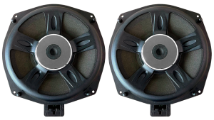 Kit subwoofer BMW 8” (200 mm) și cabluri plug & play ﻿75W RMS/150W MAX 3.6 Ohm Phoenix Gold ZDSB200