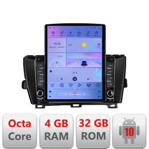 Navigatie Toyota Prius 2009-2014 KIT-TY39 ecran tip TESLA 9.7" 8 core 4+32 4G DSP Android Radio Bluetooth Internet GPS WIFI 