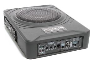 Subwoofer activ underseat Audio System US08 ACTIVE 24V, 225 watts, 2 ohm, 200mm, 8", sub scaun alimentare la 24V pentru camioane