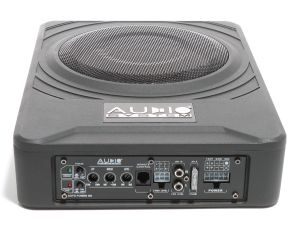 Subwoofer activ underseat Audio System US08 ACTIVE 24V, 225 watts, 2 ohm, 200mm, 8", sub scaun alimentare la 24V pentru camioane