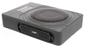 Subwoofer activ underseat Audio System US08 ACTIVE 24V, 225 watts, 2 ohm, 200mm, 8", sub scaun alimentare la 24V pentru camioane