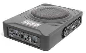 Subwoofer activ underseat Audio System US08 ACTIVE 24V, 225 watts, 2 ohm, 200mm, 8", sub scaun alimentare la 24V pentru camioane