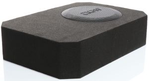 Subwoofer activ flat cu incinta 11L Audio System R 08 FLAT BR ACTIVE EVO, 240 watts, 4 ohm, 200 mm, 8", bass reflex, amplificator incorporat