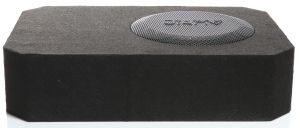 Subwoofer activ flat cu incinta 11L Audio System R 08 FLAT BR ACTIVE EVO, 240 watts, 4 ohm, 200 mm, 8", bass reflex, amplificator incorporat