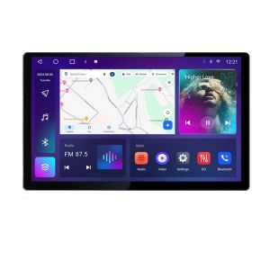Navigatie dedicata Peugeot 307 N-307 Edonav ecran 13" 2K 8 si 128 Android Waze USB Navigatie 4G 360 Toslink Youtube Radio KIT-307 si 
