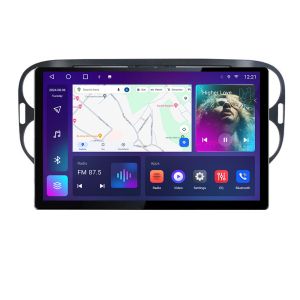 Navigatie dedicata VW TIGUAN si Golf Plus 2007-2011 Edonav ecran 13" 2K 8 si 128 Android Waze USB Navigatie 4G 360 Toslink Youtube Radio KIT-
