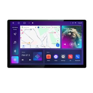 Navigatie dedicata Nissan Micra  2014-2019 Edonav ecran 13" 2K 8 si 128 Android Waze USB Navigatie 4G 360 Toslink Youtube Radio KI
