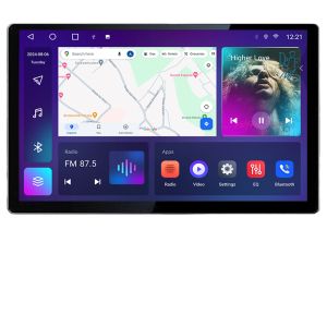 Navigatie dedicata Fiat 500L 2012-2017 N-500L Edonav ecran 13" 2K 8 si 128 Android Waze USB Navigatie 4G 360 Toslink Youtube Radio