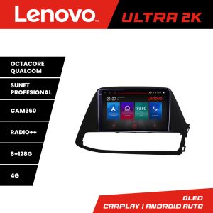 Navigatie Hyundai I30 2018-2021 Octa Core Android Radio Bluetooth GPS WIFI/4G DSP 2K 8+128GB 360 Toslink