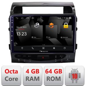 Navigatie Toyota Landcruiser J150 2010-2018 Android Octa Core 720p 4+64 DSP 360 camera carplay android auto