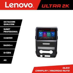 Navigatie Ford F150 2008-2014 Octa Core Android Radio Bluetooth GPS WIFI/4G DSP 2K 8+128GB 360 Toslink