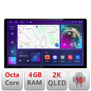 Navigatie Mercedes GLK NTG4 2008-2012 Quad Core Edonav ecran 13" 2K 4+32 Android Waze USB Navigatie 4G 360 Toslink Youtube Radio
